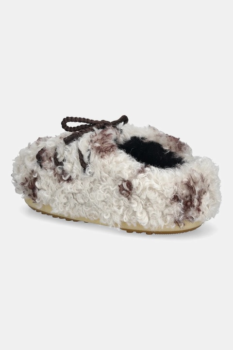 Moon Boot śniegowce MB EVX MULE CURLY kolor czarny 80D1470080 MM04 - zdjęcie produktu nr 1