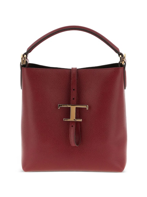 Tod's small buckled bucket bag - Red - zdjęcie produktu nr 1