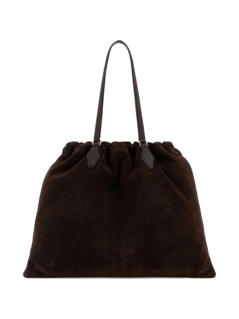 Jimmy Choo drawstring suede tote bag - Brown - zdjęcie produktu nr 2