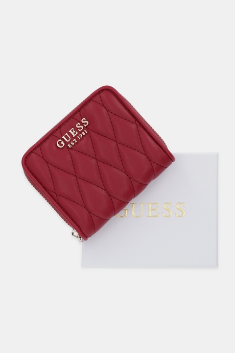Guess portfel VALLA damski kolor czerwony SWQG81 22137 - zdjęcie produktu nr 2