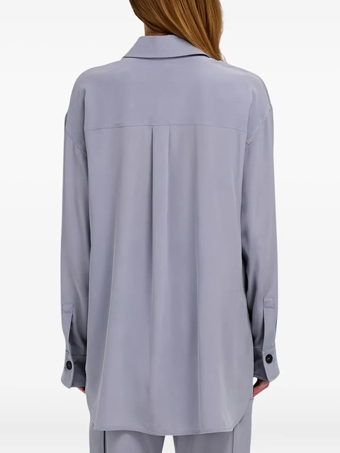 Ferragamo double-pocket shirt - Grey - zdjęcie produktu nr 2