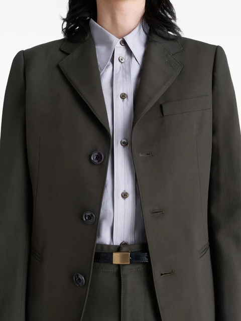LEMAIRE single-breasted tailored blazer - Black - zdjęcie produktu nr 2