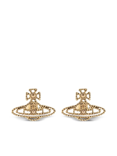 Vivienne Westwood orb-embellished rope earrings - Gold - zdjęcie produktu nr 1