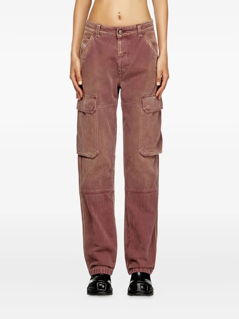 Diesel D-Pot cargo-pockets straight-leg jeans - Red - zdjęcie produktu nr 2
