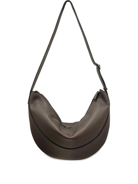 The Row Jouve leather shoulder bag - Brown - zdjęcie produktu nr 1