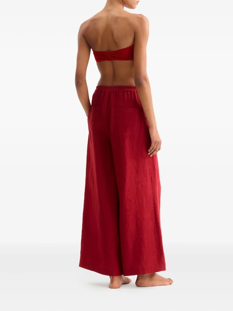 ERES Select elastic-waist trousers - Red - zdjęcie produktu nr 2
