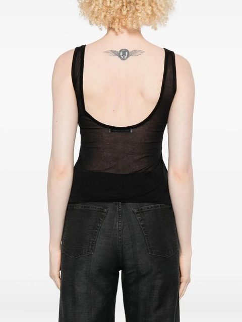 OUR LEGACY Blade scoop-neck tank top - Black - zdjęcie produktu nr 2