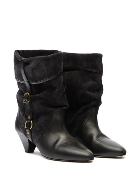 ISABEL MARANT 55mm Darner buckle-detail ankle boots - Black - zdjęcie produktu nr 1