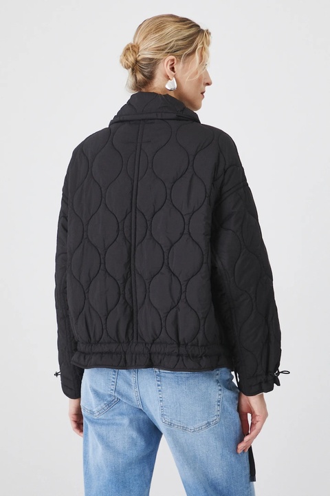 Medicine kurtka damska kolor czarny przejściowa oversize - zdjęcie produktu nr 1