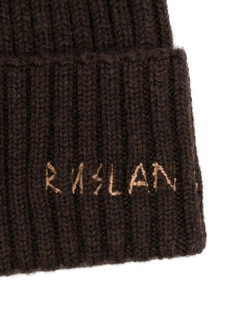 Ruslan Baginskiy ribbed-knit hat - Brown - zdjęcie produktu nr 2