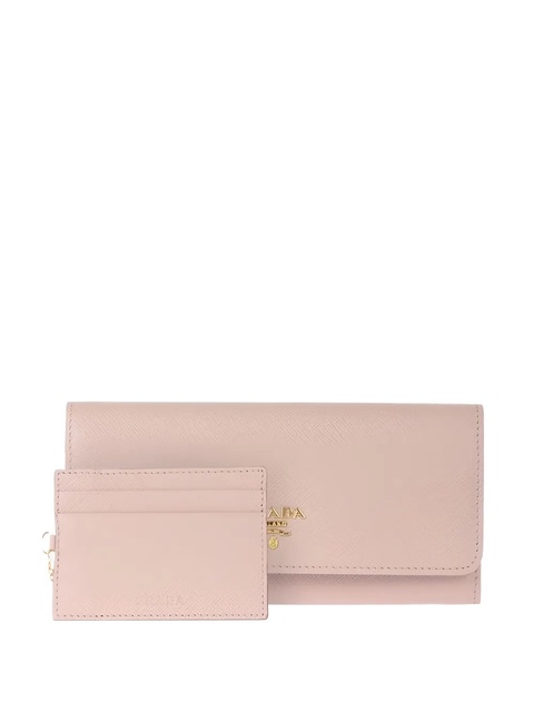 Prada logo-lettering wallet - Pink - zdjęcie produktu nr 1