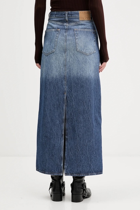 Tommy Jeans spódnica jeansowa kolor granatowy maxi prosta DW0DW21577 - zdjęcie produktu nr 2