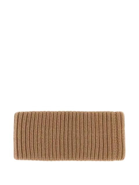 Miu Miu logo-patch hairband - Neutrals - zdjęcie produktu nr 2