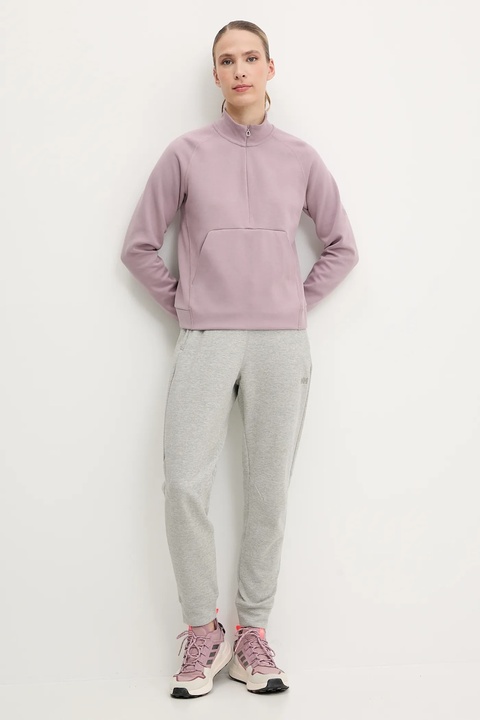 Helly Hansen bluza outdoorowa TECH SWEAT damska kolor różowy gładka 34501 - zdjęcie produktu nr 1