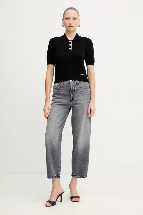 Pinko jeansy damskie high waist 103857 A2RY - zdjęcie produktu nr 2