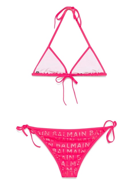 Balmain logo-print bikini - Pink - zdjęcie produktu nr 1