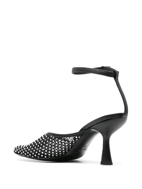 Christopher Esber Minette Veil 80mm mesh pumps - Black - zdjęcie produktu nr 2