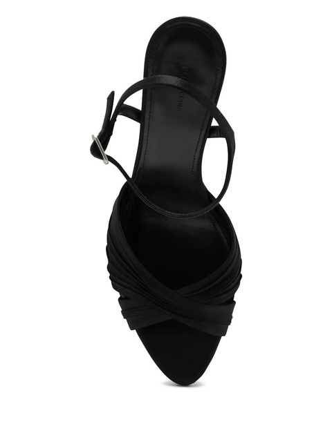 Balenciaga Plissé Dynas heeled sandals - Black - zdjęcie produktu nr 2