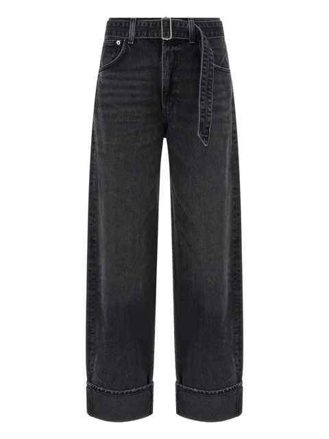 AGOLDE belted cuffed jeans - Grey - zdjęcie produktu nr 1