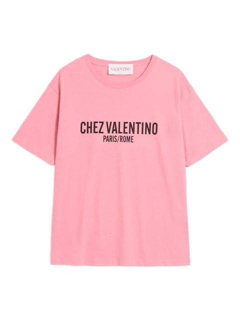 Valentino Garavani Chez-print T-shirt - Pink - zdjęcie produktu nr 1