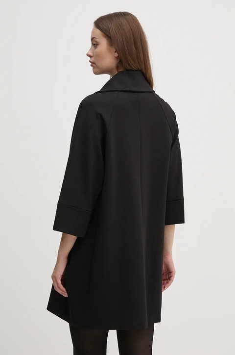 Joseph Ribkoff płaszcz damski kolor czarny przejściowy oversize 153302 - zdjęcie produktu nr 2