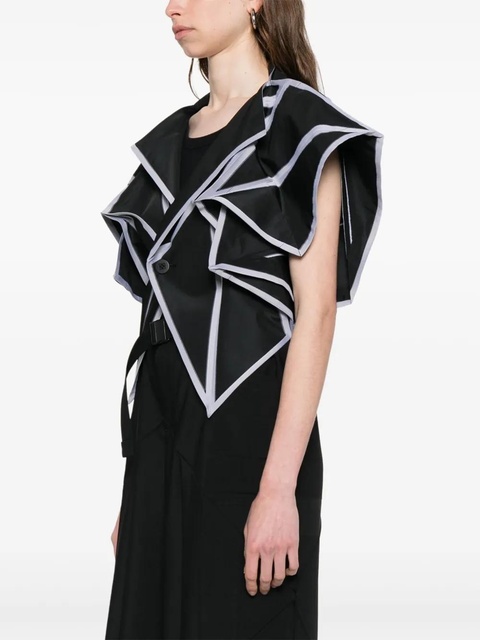 132 5. Issey Miyake No.5-jacquard jacket - Black - zdjęcie produktu nr 2