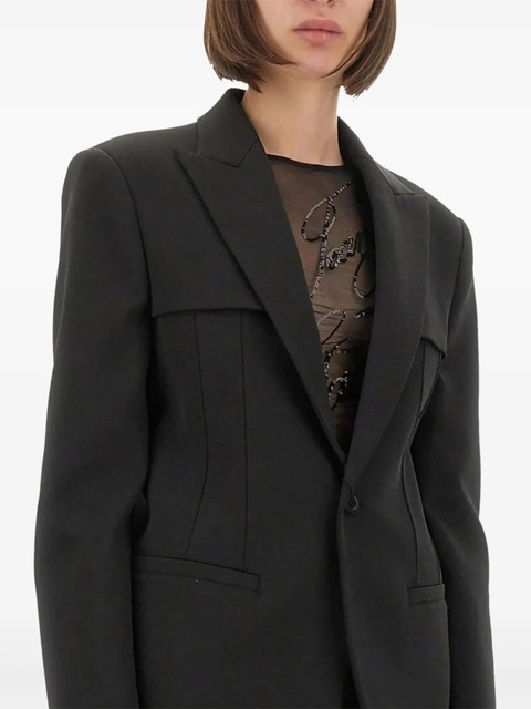 Jean Paul Gaultier single-breasted blazer - Black - zdjęcie produktu nr 2