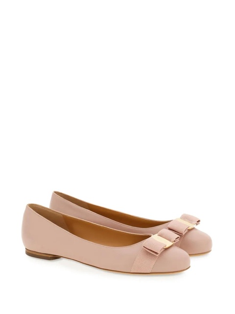Ferragamo Varina leather ballerina shoes - Pink - zdjęcie produktu nr 2