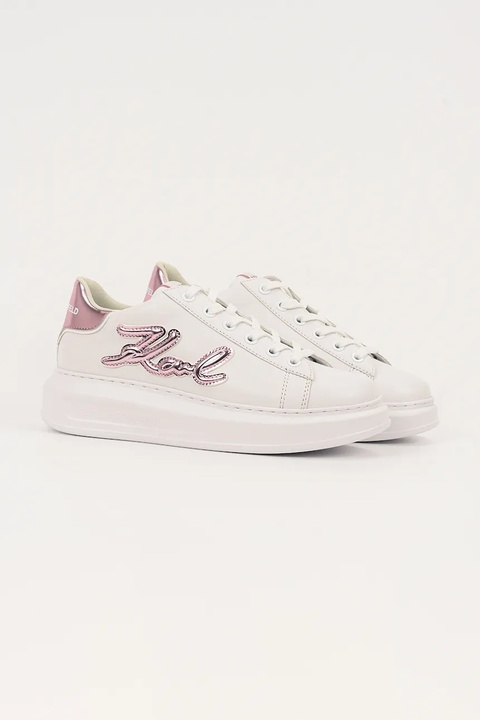 Karl Lagerfeld sneakersy skórzane KAPRI damskie kolor biały KL62511A - zdjęcie produktu nr 2