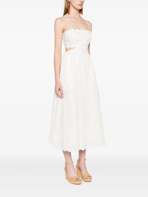 ZIMMERMANN Rhiannon midi dress - Neutrals - zdjęcie produktu nr 2