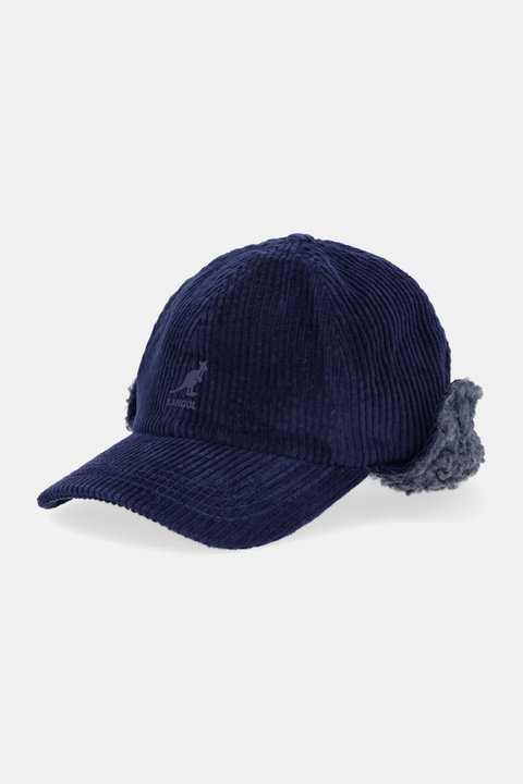 Kangol czapka z daszkiem bawełniana EARFLAP kolor granatowy K5470.HI501 - zdjęcie produktu nr 1