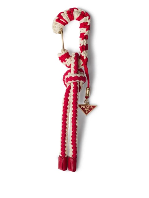 Prada Cord bag pendant - Red - zdjęcie produktu nr 1