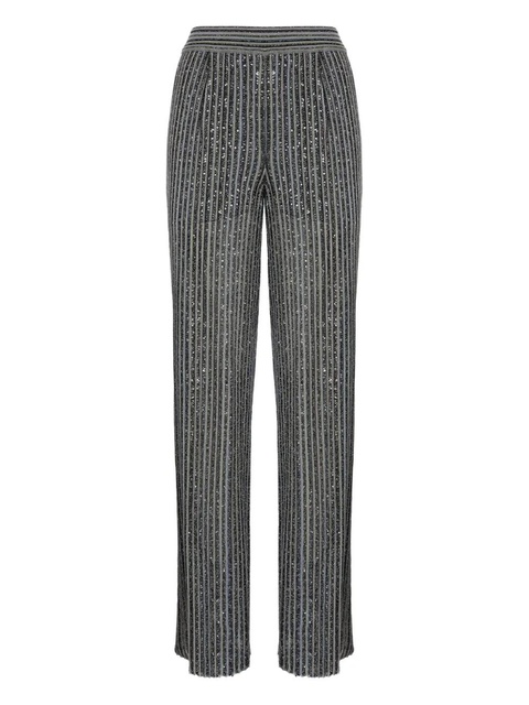 Missoni sequin-striped trousers - Grey - zdjęcie produktu nr 1