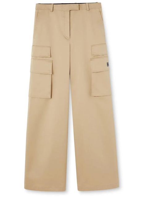 Versace high-waist wide-leg trousers - Neutrals - zdjęcie produktu nr 1