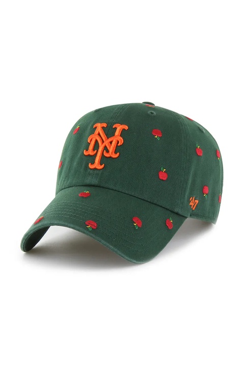 47 brand czapka z daszkiem bawełniana MLB New York Mets kolor zielony B-CNFTI16GWS-DG - zdjęcie produktu nr 2