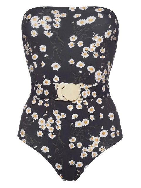 ERES Courtois floral-print swimsuit - Black - zdjęcie produktu nr 1