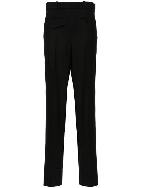 Victoria Beckham twill tapered trousers - Black - zdjęcie produktu nr 1