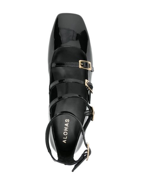 ALOHAS Luke multi-strap ballerina shoes - Black - zdjęcie produktu nr 2