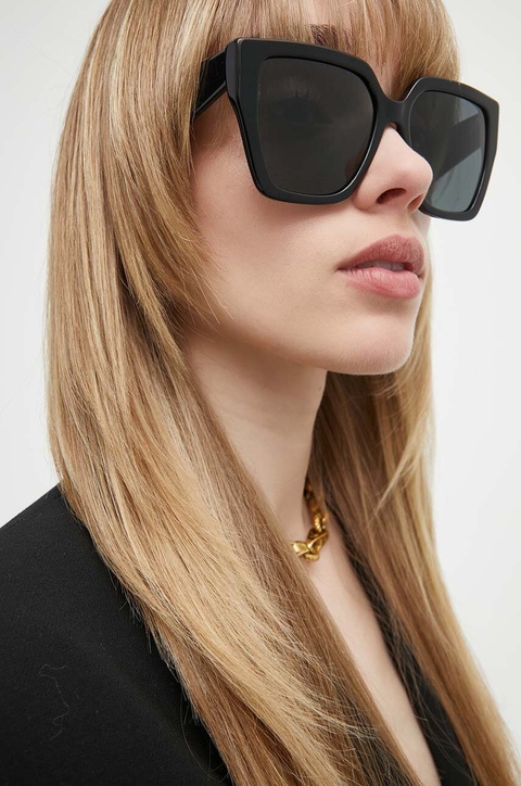 Dolce & Gabbana okulary przeciwsłoneczne damskie kolor czarny 0DG4438 - zdjęcie produktu nr 1