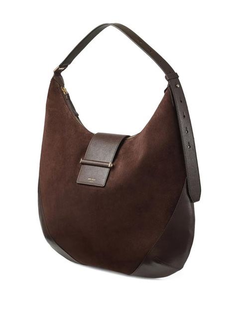 Jimmy Choo medium Bar Hobo bag - Brown - zdjęcie produktu nr 2