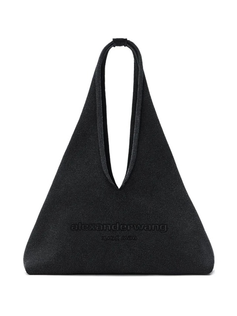 Alexander Wang triangular logo-plaque bag - Black - zdjęcie produktu nr 1