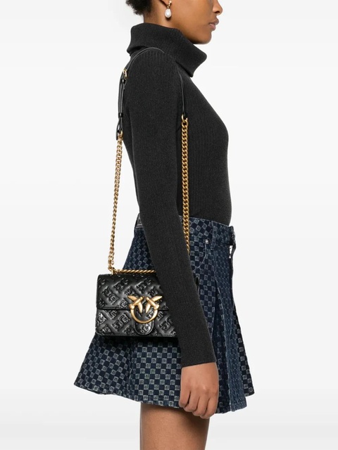 PINKO mini Love One cross body bag - Black - zdjęcie produktu nr 2