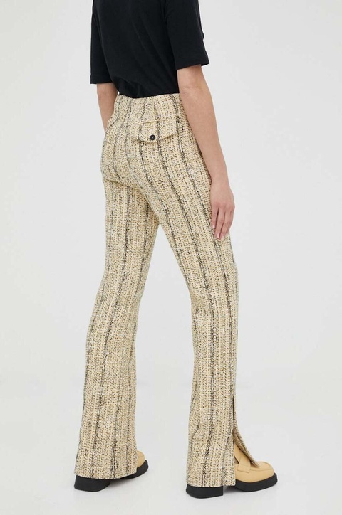 Day Birger et Mikkelsen spodnie damskie kolor czarny proste high waist - zdjęcie produktu nr 2