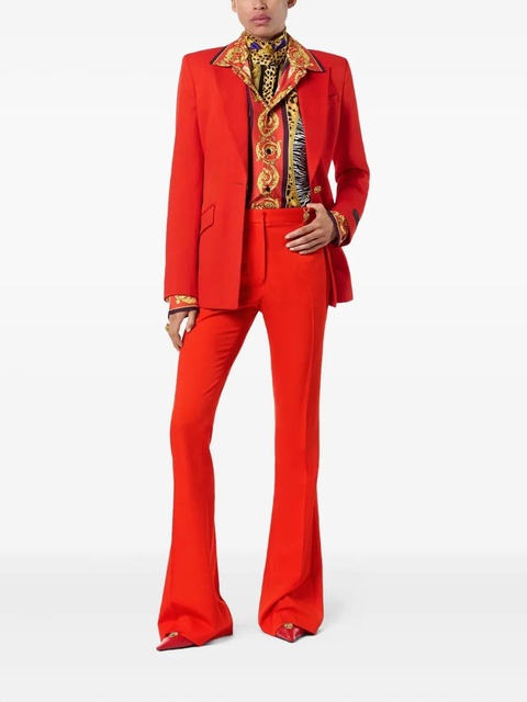 Versace flared wool-blend trousers - zdjęcie produktu nr 2