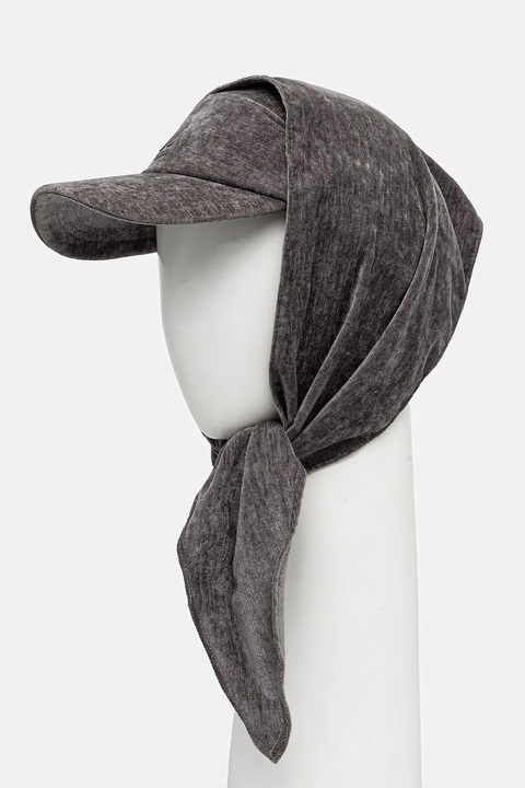 Kangol VELVET DRAPE 5-PANEL kolor szary K5475.CH011 - zdjęcie produktu nr 1