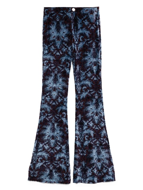 ETRO abstract-pattern trousers - Blue - zdjęcie produktu nr 1