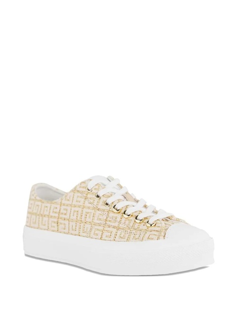 Givenchy 4G-pattern platform sneakers - Neutrals - zdjęcie produktu nr 2