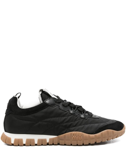 Miu Miu panelled sneakers - Black - zdjęcie produktu nr 1