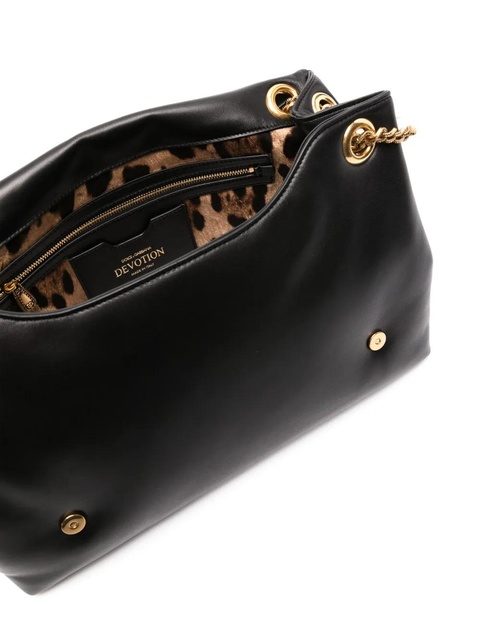 Dolce & Gabbana medium Devotion Soft leather shoulder bag - Black - zdjęcie produktu nr 2