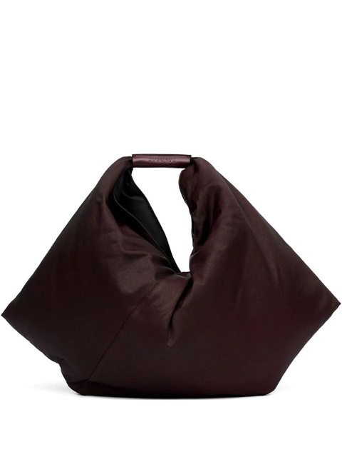 MM6 Maison Margiela Japanese leather tote bag - Brown - zdjęcie produktu nr 2